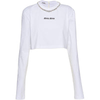 MIU MIU SS21 T Shirt Women's White