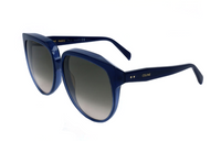 CELINE Irregular Shape Sunglasses Women's Blue