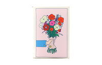 HERMES Calvi Swift Calfskin Card Holder Women's White/Multicolor Patchwork