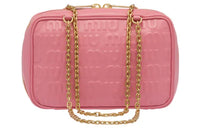 MIU MIU Leather Shoulder Bag, Crossbody Bag Women's Petal Pink
