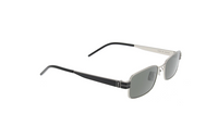 SAINT LAURENT Irregular Shape Sunglasses Women's Silver