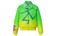 LOUIS VUITTON New Quarterly Products Of LV Leather Jackets Men Green