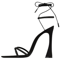 SAINT LAURENT Liza One Strap Sandals 11cm Women's Black
