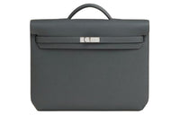 HERMES Kelly Depeches Togo Calfskin Handbag Men's Gray