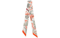 HERMES Silk Scarves Unisex Tawny