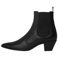 CELINE Hector Short Chelsea Boots 6cm Men's Black