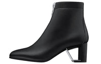 HERMES Ankle Boots Women's Black
