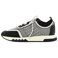 HERMES Addict Low-Top Casual Shoes Men's Black