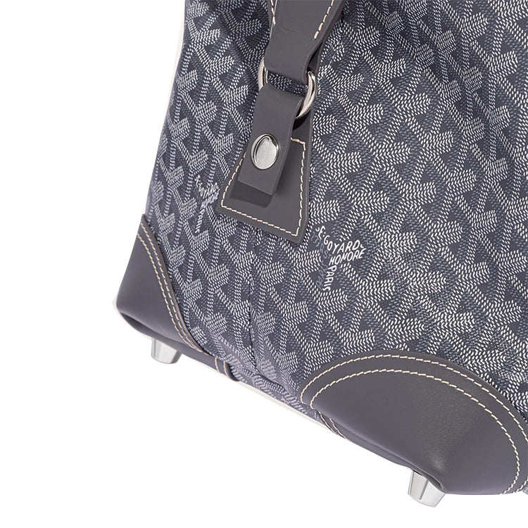 GOYARD Bowling Canvas With Leather Travel Backpack Sports Backpack Unisex Gray