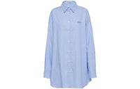 PRADA Long-Sleeved Dresses Women's Blue