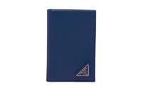 PRADA Saffiano Leather Card Holder Card Holder Men's Dark Blue