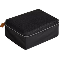 HERMES Travelsilk Silk Storage Bag Unisex 89Noir Black