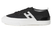 HERMES Slip Resistant Low Top Skateboard Shoes Men's Black