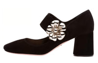PRADA Chunky Heel High Heels Women's Black