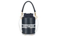 DIOR Cow Leather Shoulder Bag, Crossbody Bag, Handbag Extra Mini Women's Blue