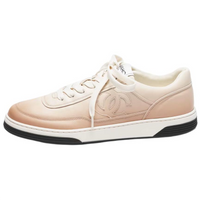 CHANEL 24K Low-Top Skateboard Shoes Women's Light Orange