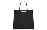 SAINT LAURENT Grained Leather Handbag Regular Men's Black