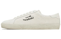 SAINT LAURENT Court Classic SL/06 Low Distressed Cream
