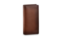 LOUIS VUITTON Calfskin Wallet Unisex Dark Brown