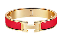 HERMES Bangles Women's Red