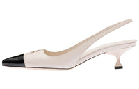 MIU MIU Cone Heel High Heels Women's Opal Color/Black
