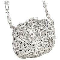 HERMES Chaine D'Ancre Sterling Silver Shoulder Bag Crossbody Bag Women's Silver