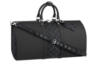 LOUIS VUITTON Keepall Bandouliere 50 Black