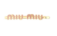 MIU MIU Metal Hair Clips Women's Gold