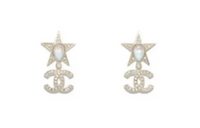 CHANEL Earrings Women's Silver