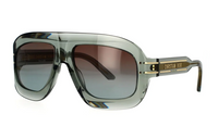 DIOR Rectangular Sunglasses Women's Green
