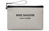 SAINT LAURENT Rive Gauche Logo Pouch