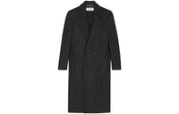 SAINT LAURENT FW22 Coats Men's Dark Gray