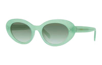 CELINE Sunglasses Unisex Ivory Green