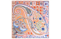 HERMES Knit Scarves Women's Orange