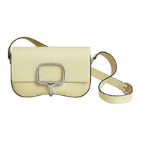 HERMES Della Cavalleria Epsom Leather Crossbody Bag Shoulder Bag Regular Women's Light Yellow