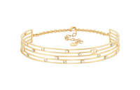 DIOR Crystal Pearl Metal Necklaces Women's