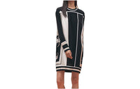 HERMES Long-Sleeved Dresses Women's Black