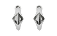 DIOR Logo Engraved Earrings