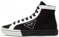 PRADA Wheel Stylish Skateboarding Shoes Men's Black White