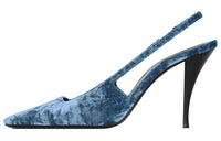SAINT LAURENT Slim Heel High Heels 9cm Women's Blue