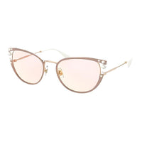MIU MIU Subject To Official Website Oval Sunglasses Women's Pink