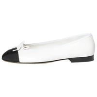 CHANEL 24S Casual Single Shoes 1cm Women's White