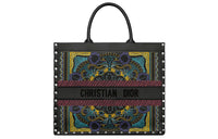 DIOR BookTote Calfskin Totes Handbags Women's Black