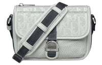DIOR Aqua Nylon Shoulder Bag Crossbody Bag Mini Unisex Glacier Color