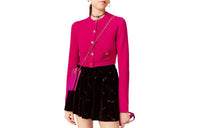 CHANEL Knitwear Women's Peach Red