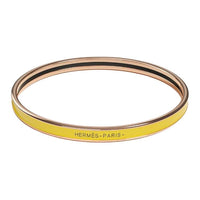 HERMES Rose Gold Plated Bracelets Women's Yellow