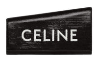 CELINE Triomphe Sheepskin Embellished With Sequins Clutch Women's Black