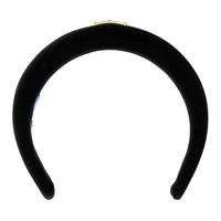 PRADA Velvet Headbands Women's Black