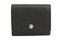 LOUIS VUITTON Leather Coin Purses Wallets Regular Unisex Black