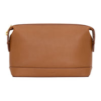 SAINT LAURENT PARIS Leather Clutch Small Size Women's Brick